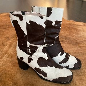 Intentionally Blank cow boots